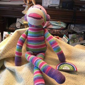 Rainbow Pier 1 Sock Monkey
